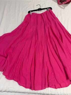CP Shades Lily Maxi Skirt - Pink - size M